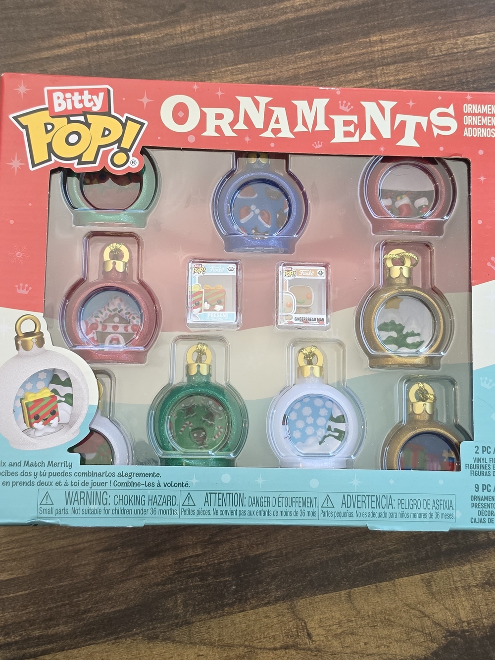 Bitty Pop Ornaments - Multi-Color Set